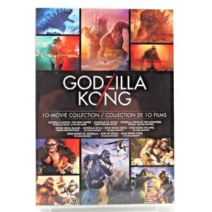 Godzilla Kong 10 Movie Collection DVD Box Set Naomi Watts Jack Black 2025